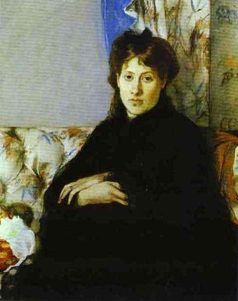 Berthe Morisot Portrait of a Woman France oil painting art